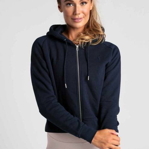 RS Dam Women's zip hoodie (navy)